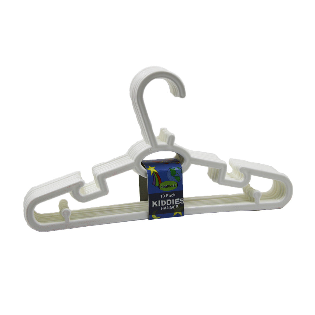 Hanger 10Pk Kiddies Assorted Colours Cent