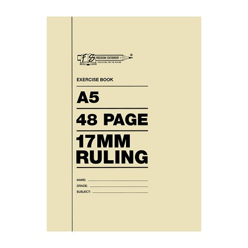 Exercise Book 48Page A5 17Mm