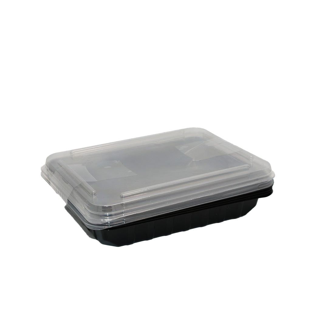 Sweetmeat Cont 5Pk 20X15Cm Rect Clear Base Clr Lid