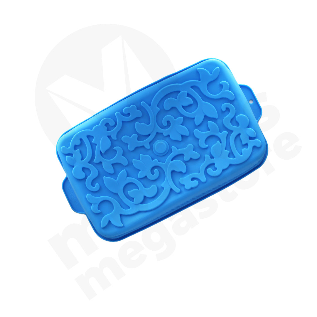 Bakeware Cake Mould 36X23Cm Rect Emboss Silicone