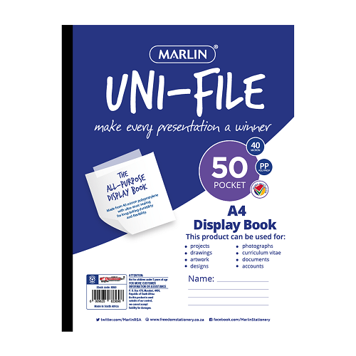 Marlin Display File 50Pg Uni-File