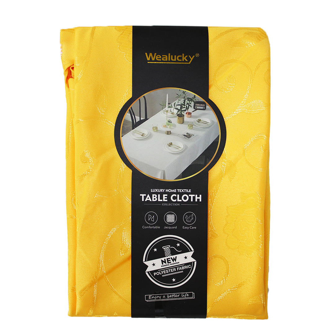 Table Cloth 150Cm Round Damask Embossed Wealucky