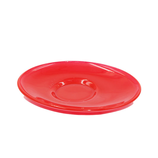 Saucer Oval 12.5X10Cm Red