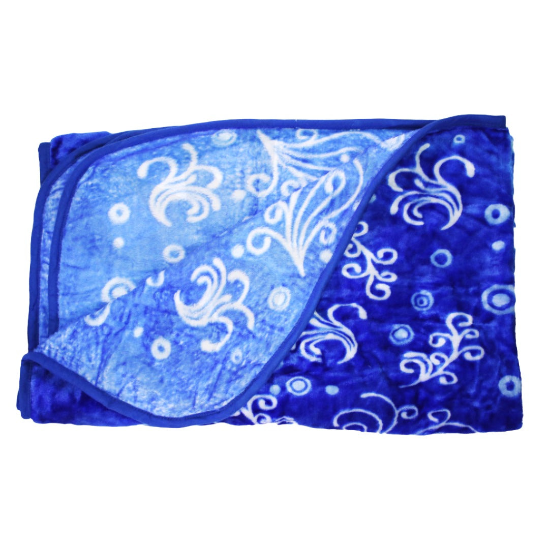 Blanket 3/4 Mink 1Ply Ocean Light