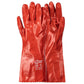 Gloves Red 40Cm Pvc Dipped Gauntlet Ab
