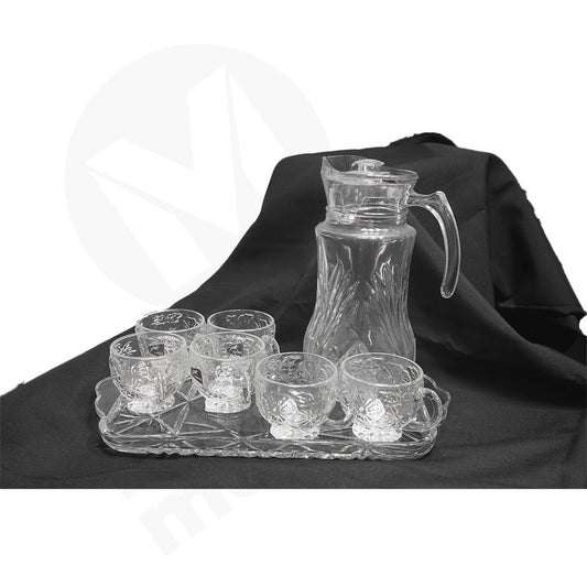 Water Set 7Pc 1Jug+6Cup+Tray G-Horse