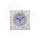 Clock Image 20Cm Square/Round Floral Frame