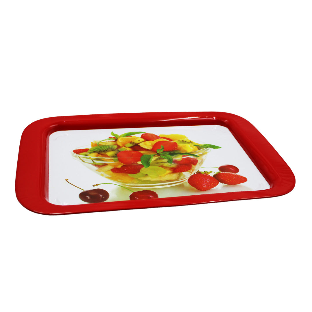 Tray Rectangle 25X38Cm Metal Deco