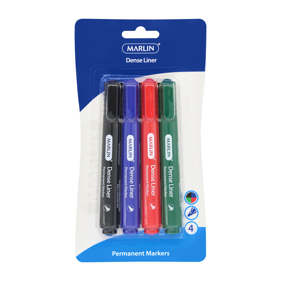 Marlin Marker 4Pc Permanent Dense Liner