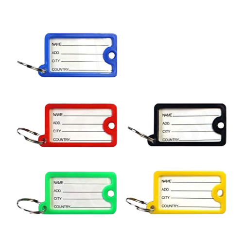 Key Holder 8Pc Name Tag Rectangle Samson