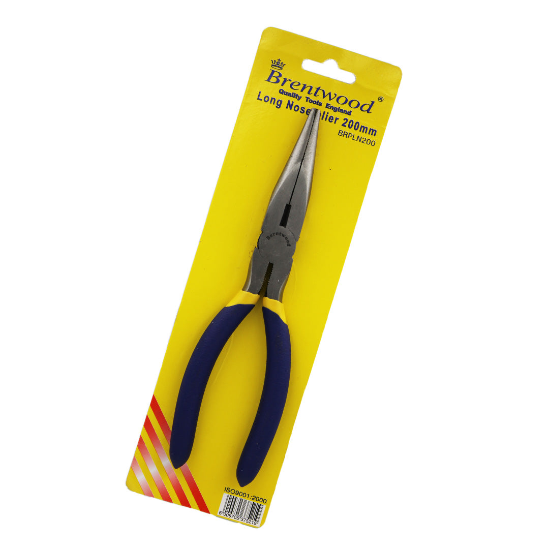 Plier Long Nose 8Inch Brent