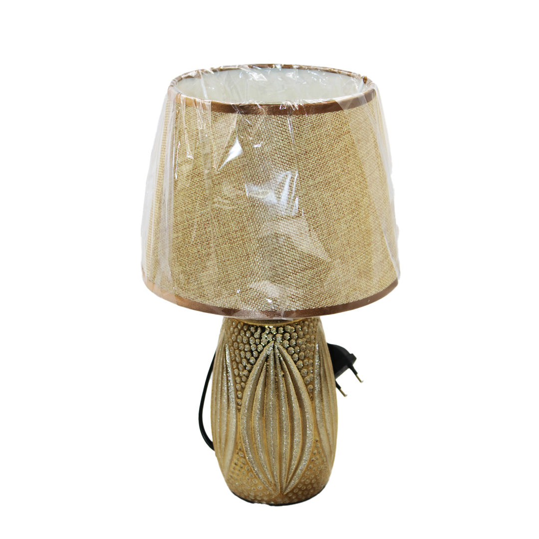 Lamp Shade & Base 17Cm Ceramic Gold
