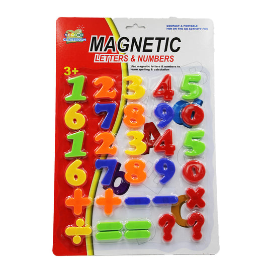 Numbers 30Pc Magnetic Carded