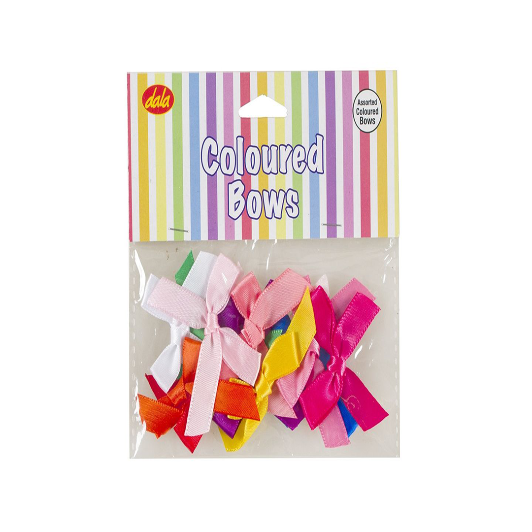 Bows 12Pc Assorted Colours Dala
