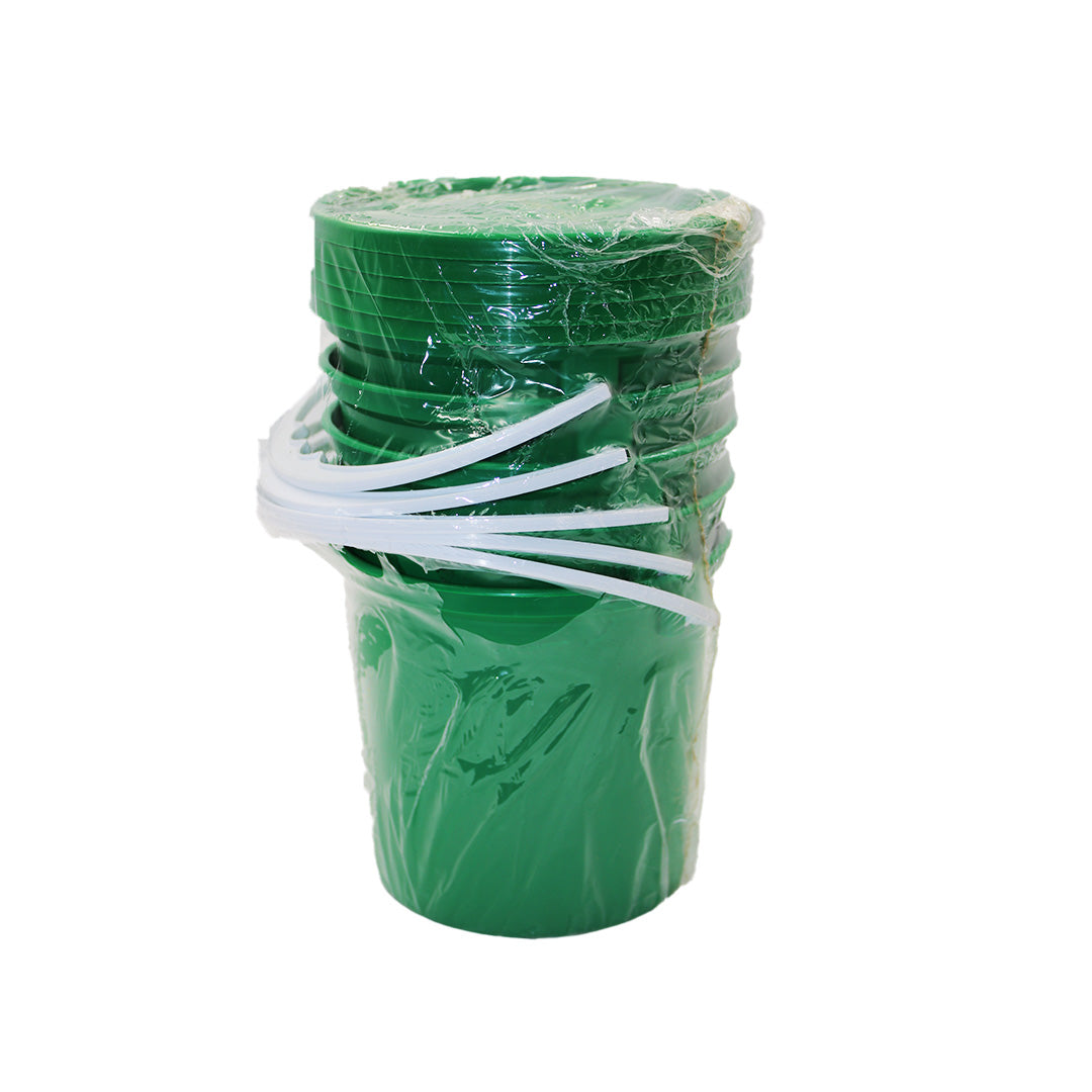 Bucket 1L 5Pk With Lid Asstorted Colours Dynamic