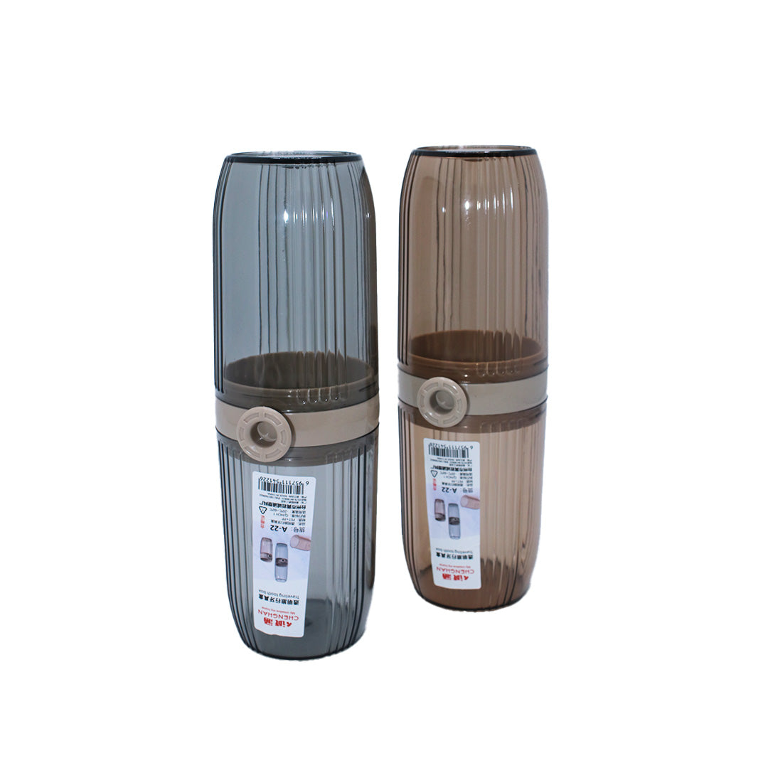 Utility Brush Holder 20Cm Ribbed Acrylic