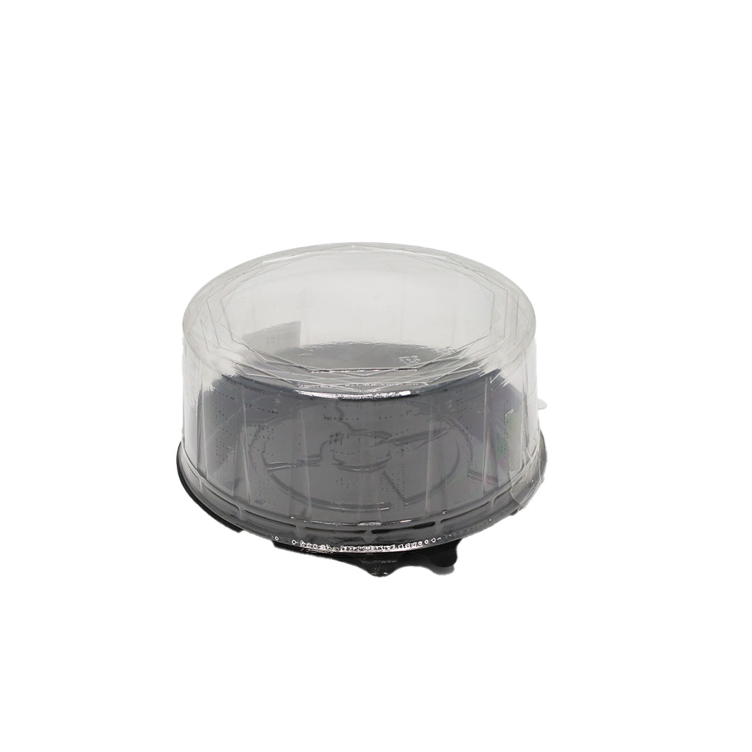 Cake Dome 2Pk L526 Black Base/Clear Lid