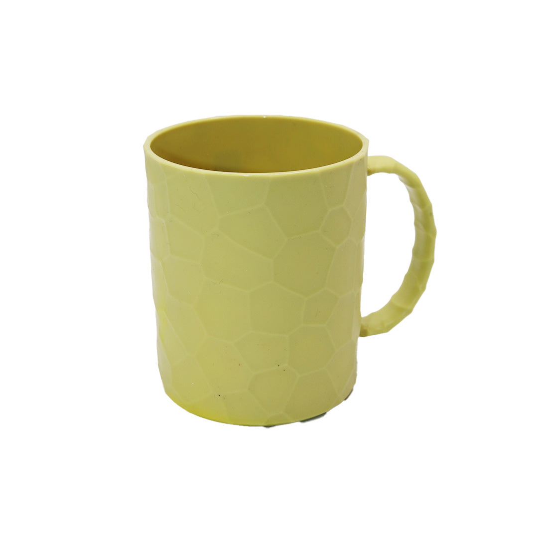 Mug 10X9Cm Plastic Embossed