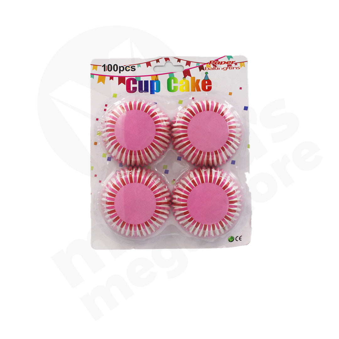 Cake Cups 100Pc Carded Assorted Image