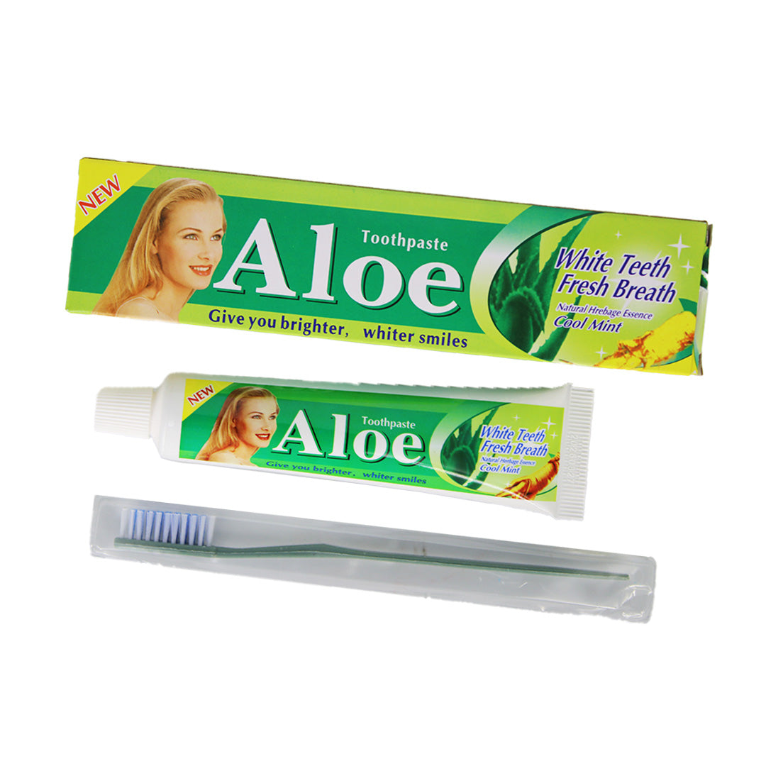 Aloe Toothbrush  &  Toothpaste 105 Gram