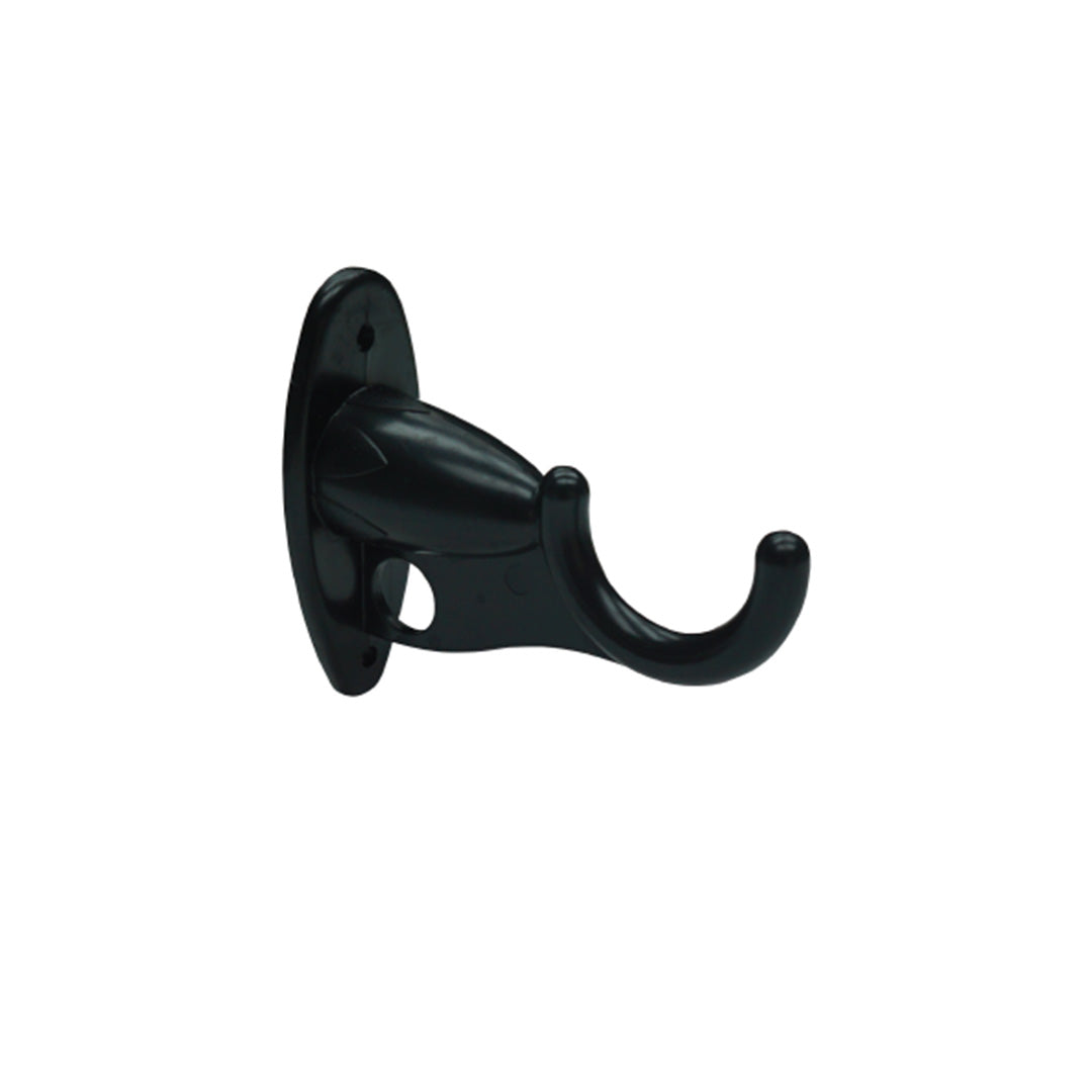 Bracket 38Mm Black Double  Plastic