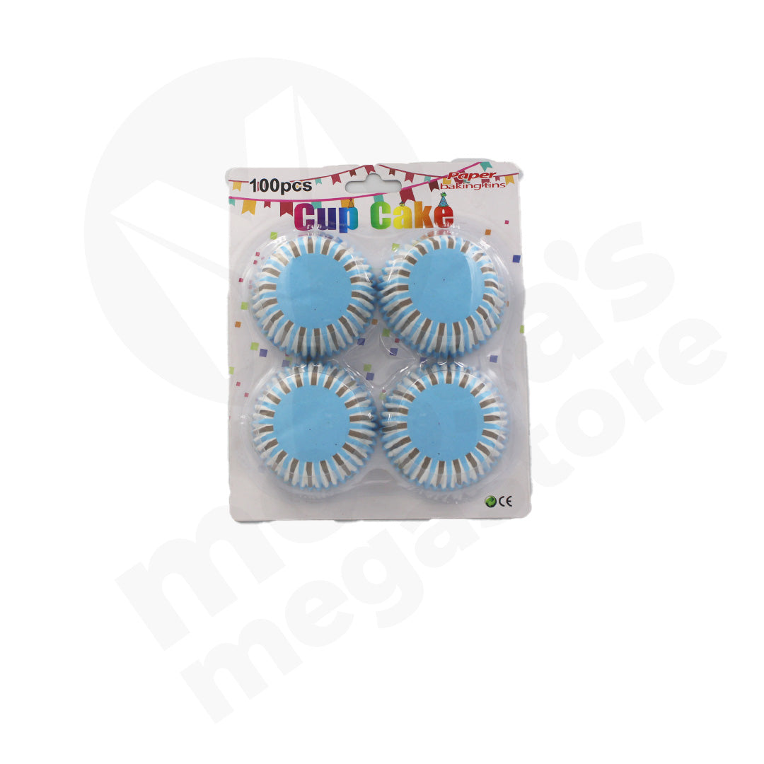 Cake Cups 100Pc Carded Assorted Image