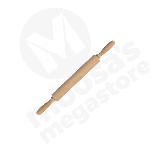 Rolling Pin 34Cm Wooden Moveable Handle