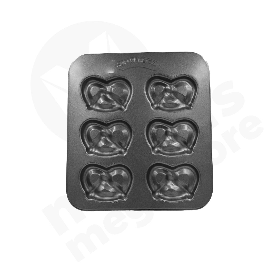 Bakeware 6Cup 29X26Cm Pretzel