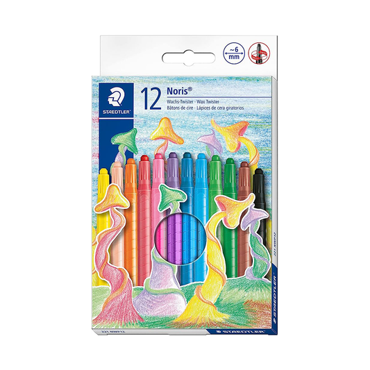 Staedtler Crayons 12Pc Retractable Twister