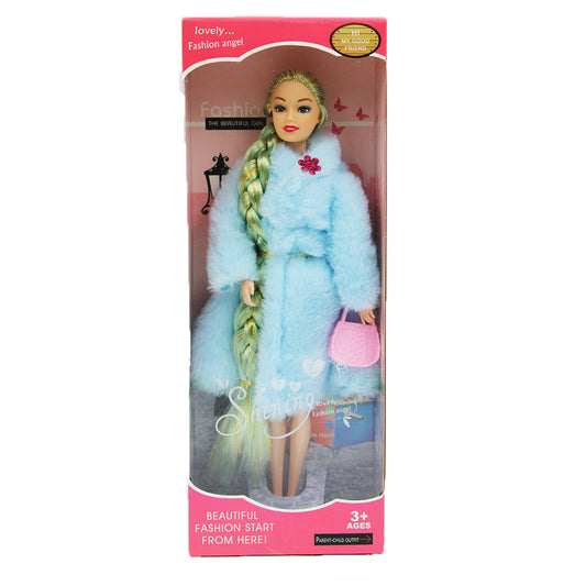 Toys Doll 30Cm With Fur Coat Tl612