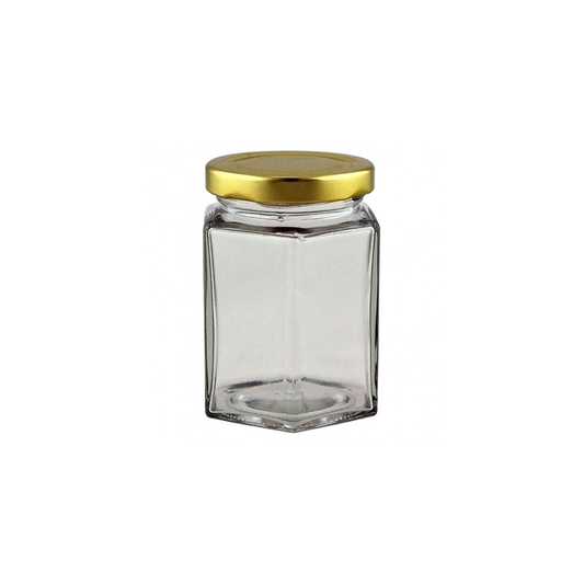 Jar Honey 200Ml Hexagon  Tti
