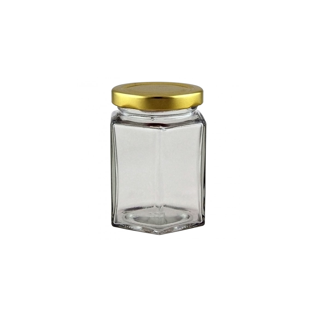 Jar Honey 200Ml Hexagon Tti
