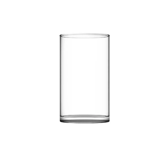 Vase Glass 20X10Cm Cylinder Clear