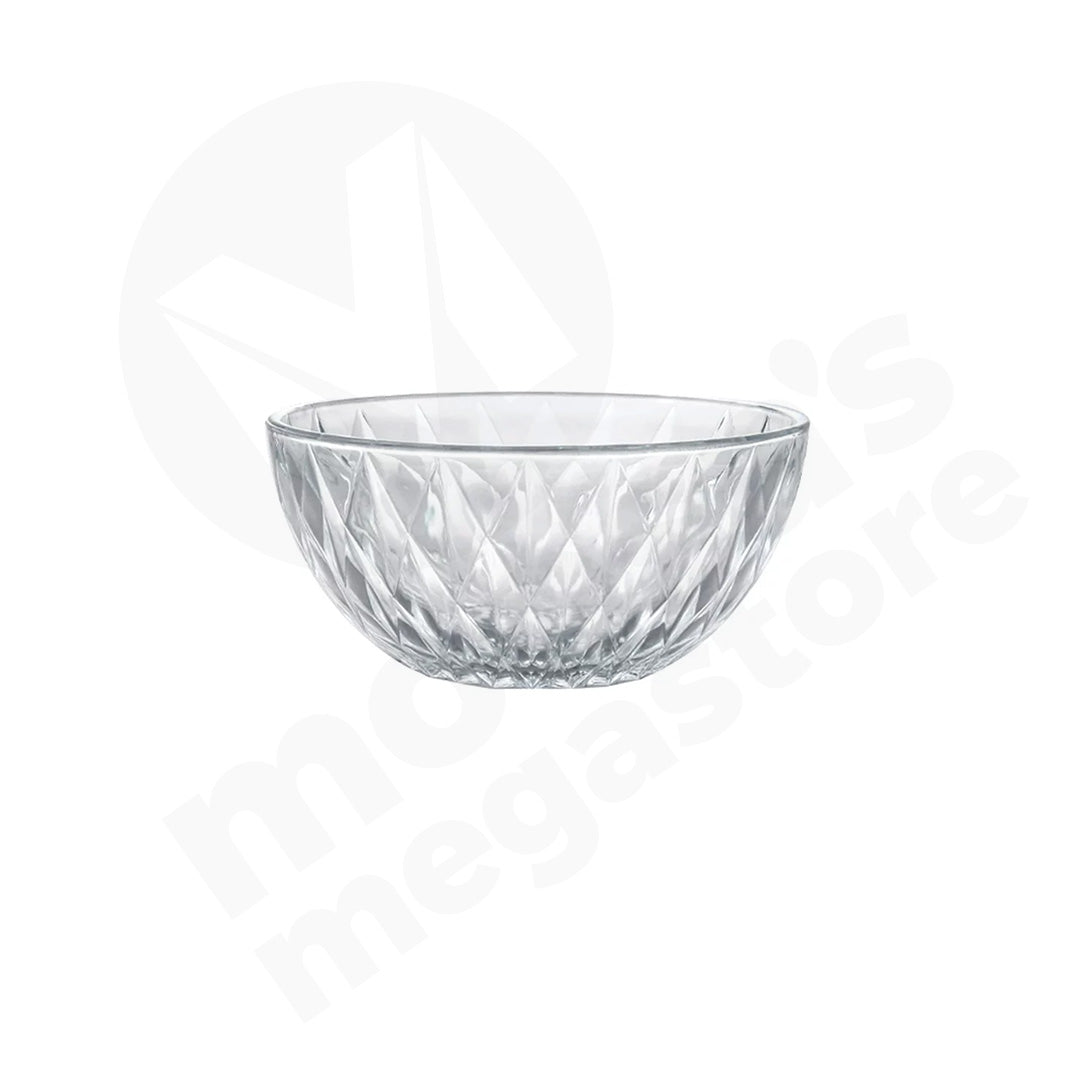 Fruit Bowl 17X7Cm Clear Embossed