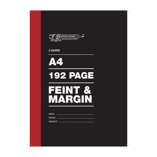 Fs Counter Book 2 Quire 192 Page Feint & Margin
