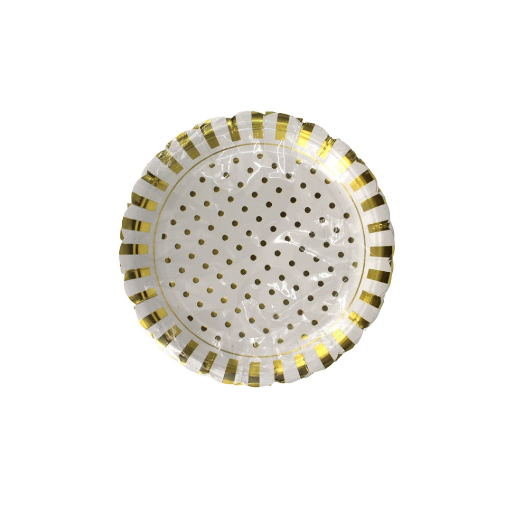 Paper Plate 10Pc 23Cm Round Assorted N-Range