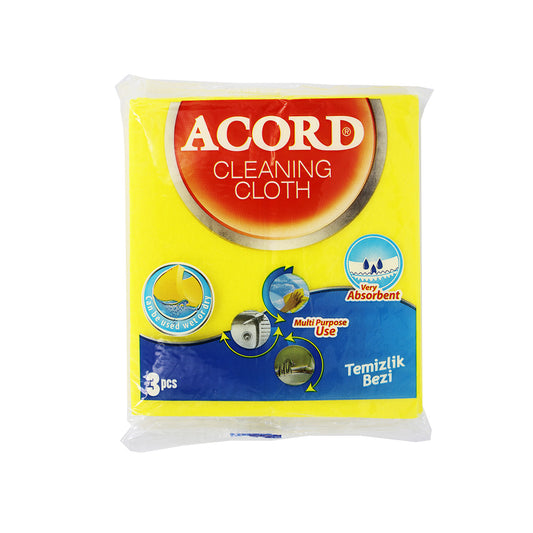 Household Cleaning Cloth 3Pc Acord