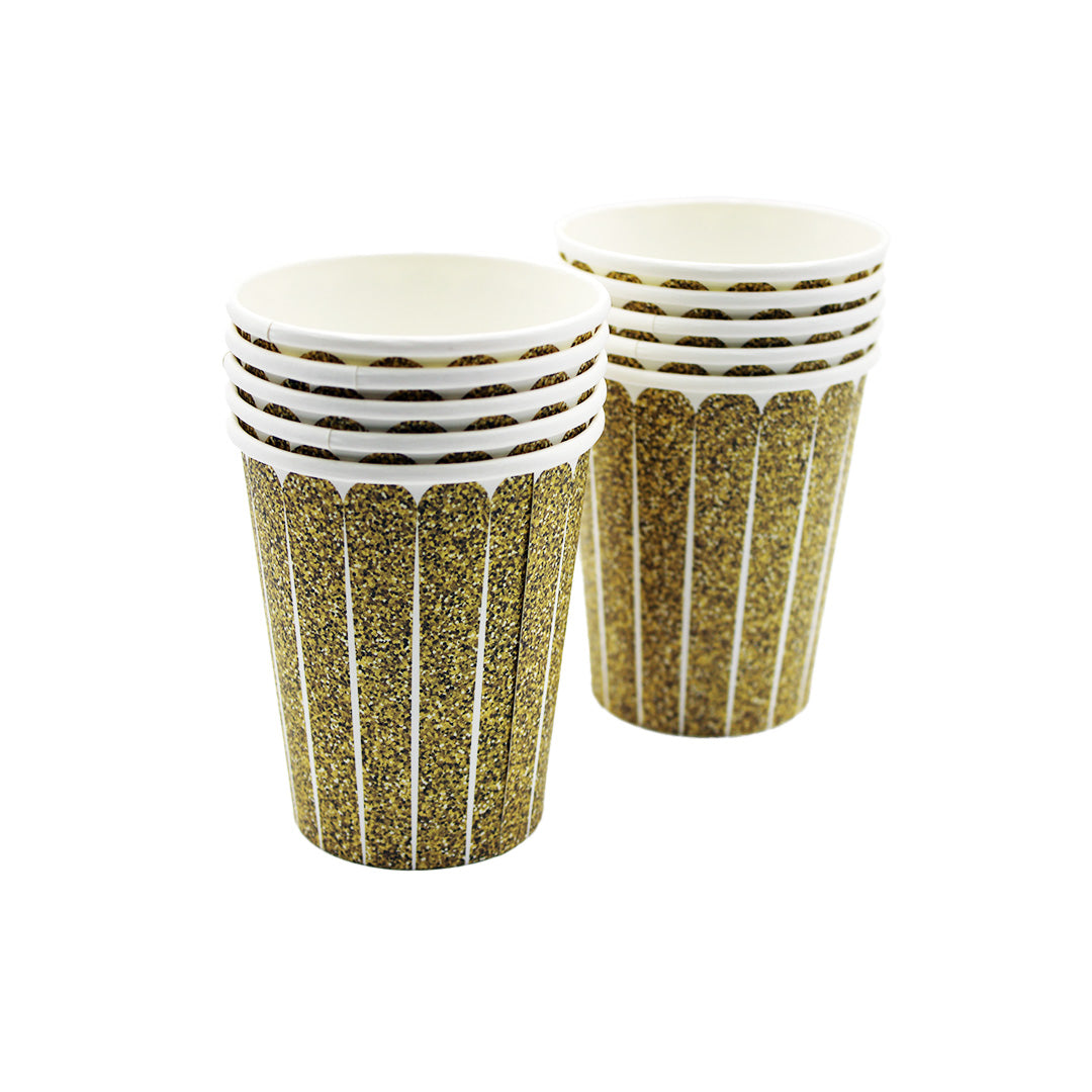 Paper Cup 10Pc Party Assorted Carded