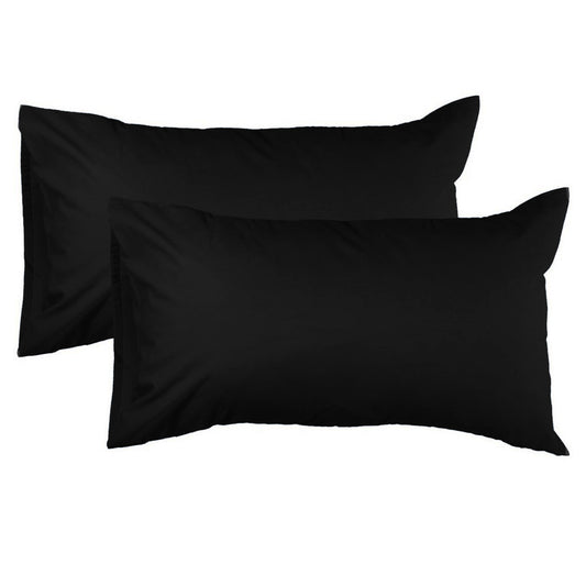 Pillow Case Standard  Black 2Pc Richmont