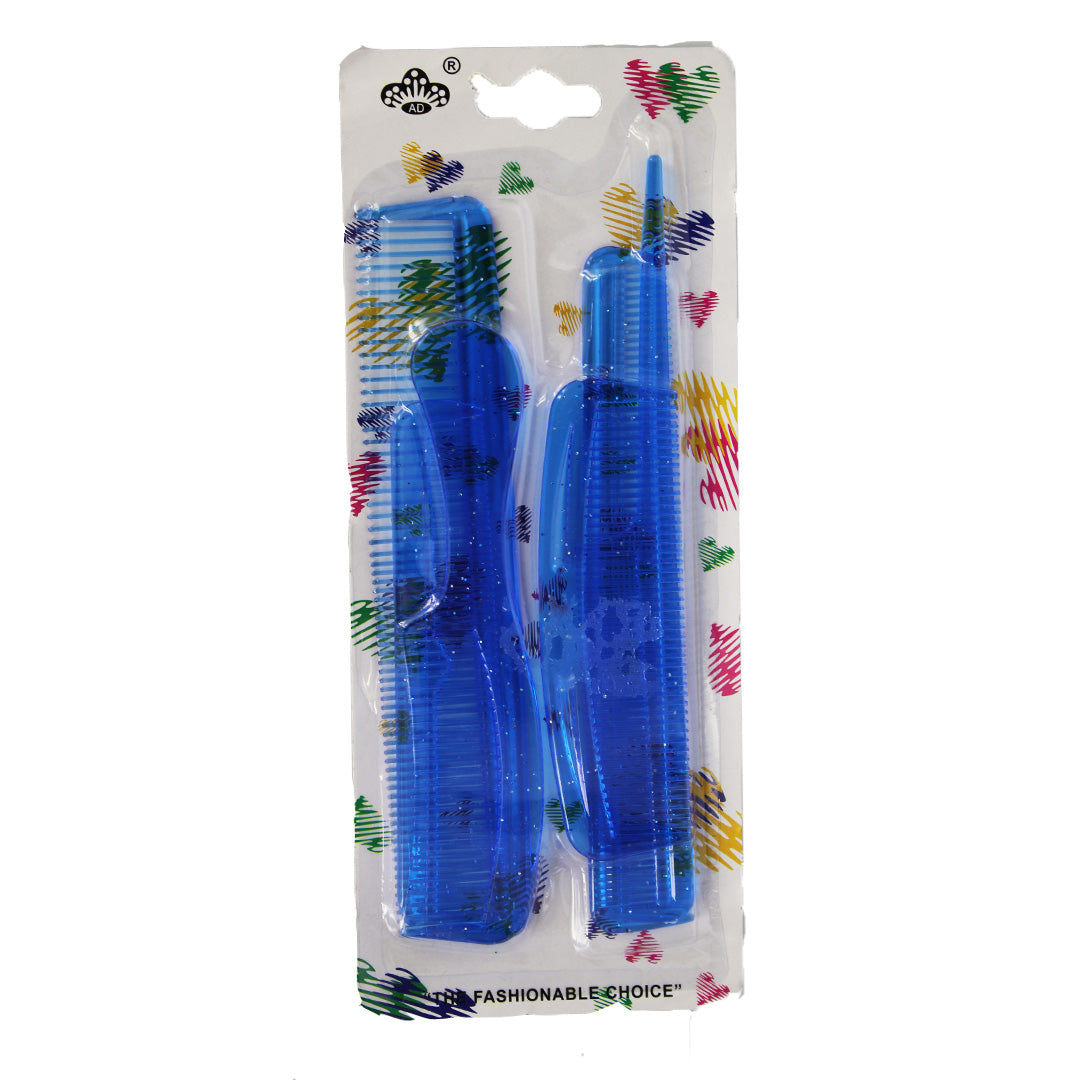 Comb Set 6Pc Assorted Carded