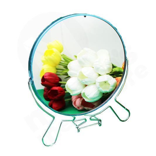 Mirror Cosmetic 19.5Cm Round With Stand