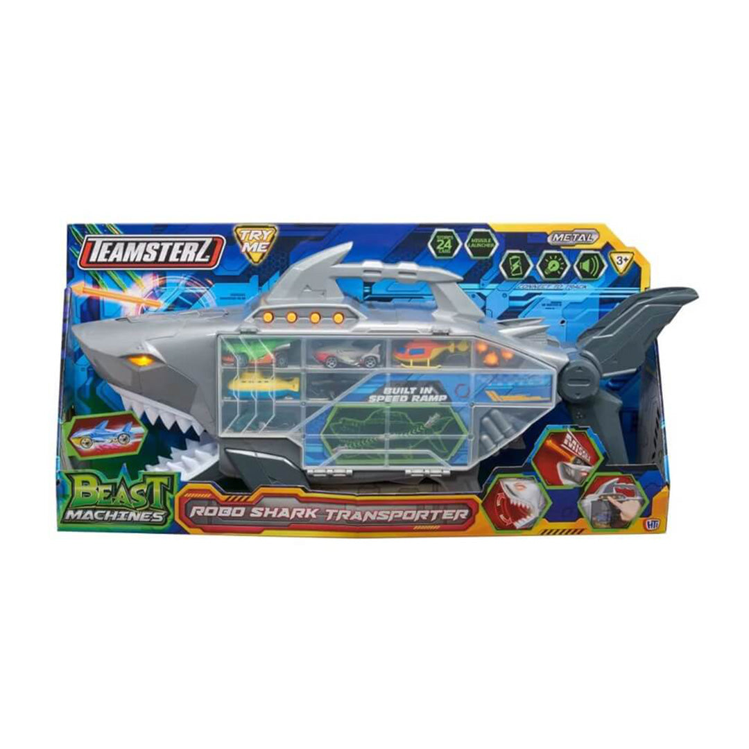 Toys Robo Shark Transporter Teamsterz