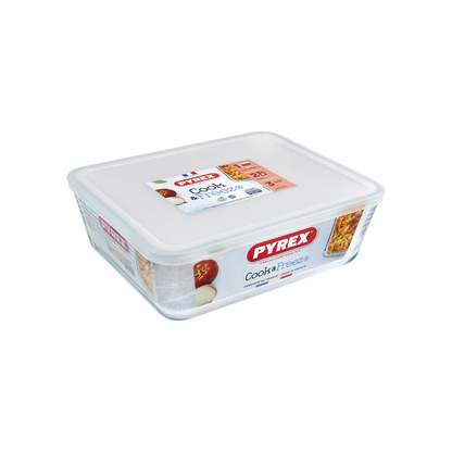 Pyrex Cook N Freeze Rectangle With Lid 1.5L