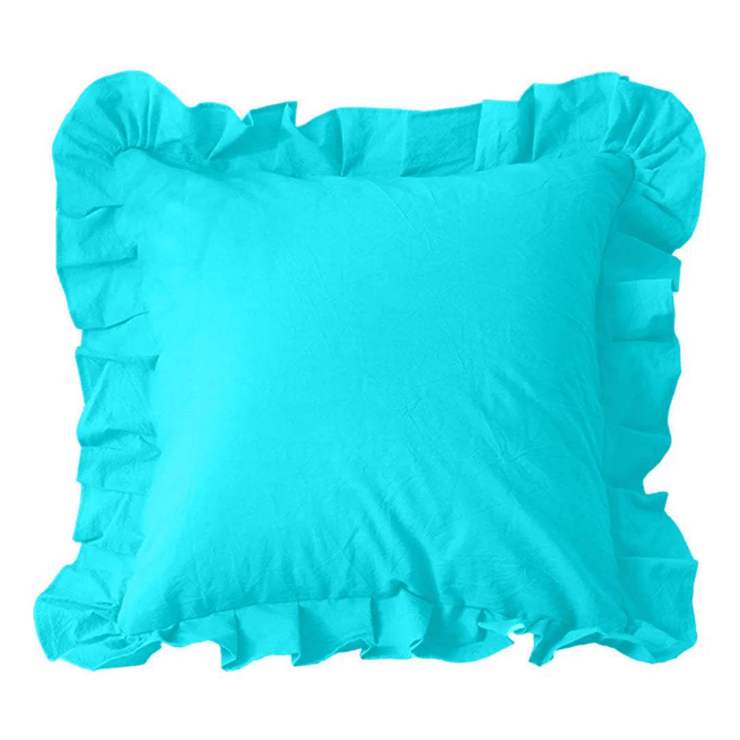 Pillow Case Aqua Continental Frill Richmont