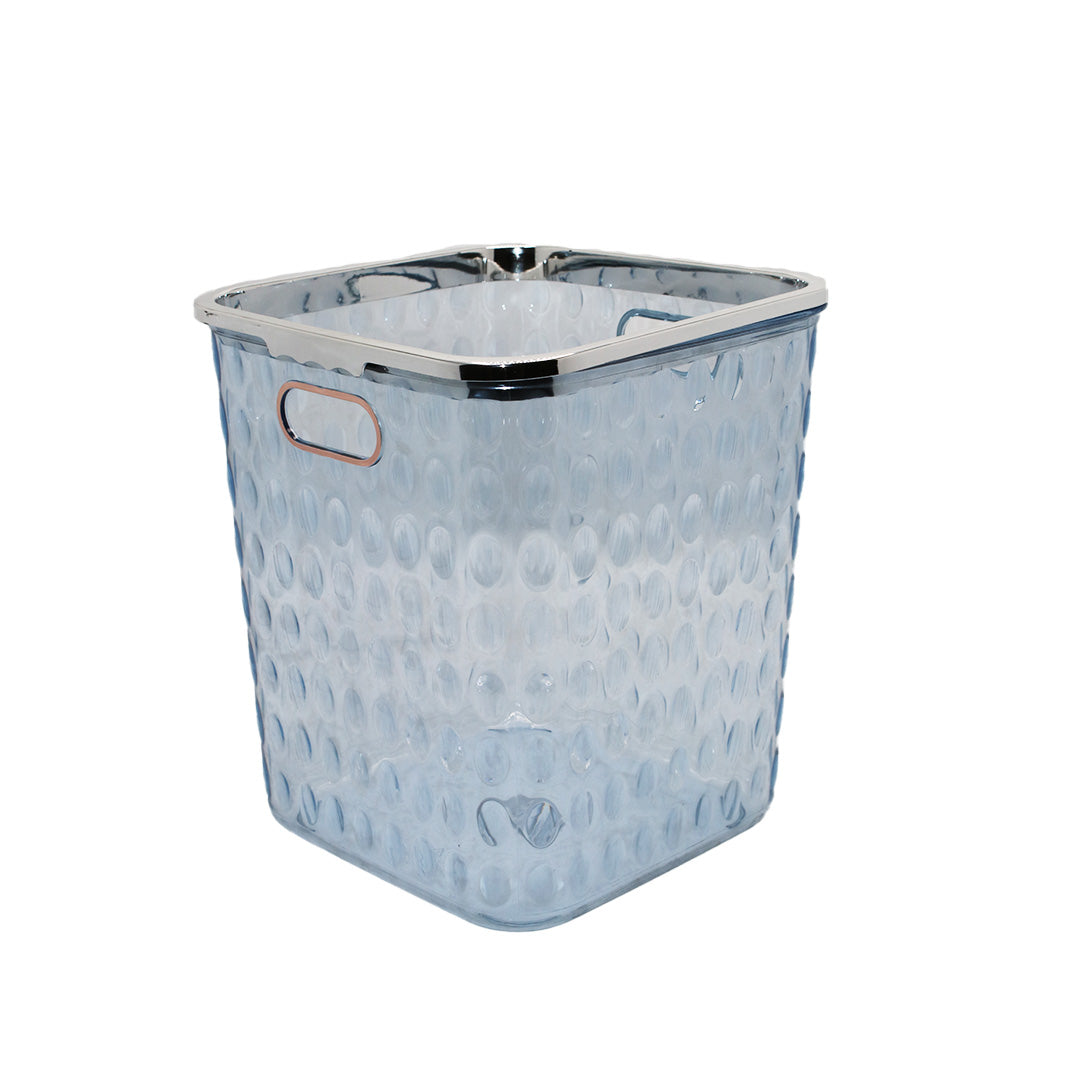 Dust Bin 25X23Cm Square Tinted Embossed