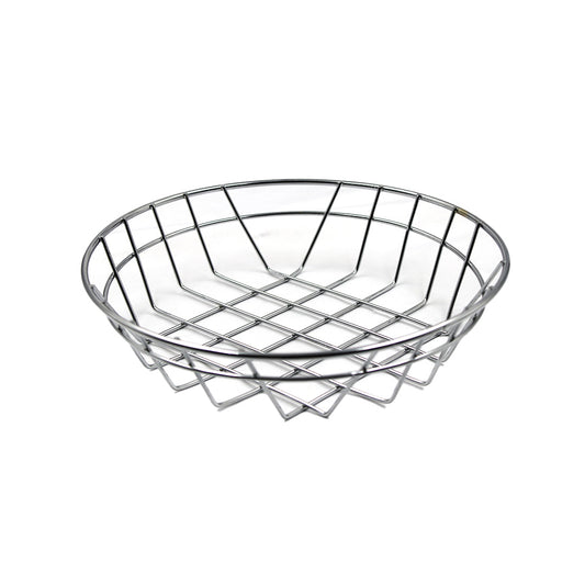 Basket 20Cm Round Chrome