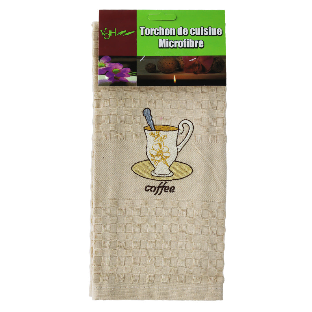 Tea Towel 40X60Cm Coffee Design
