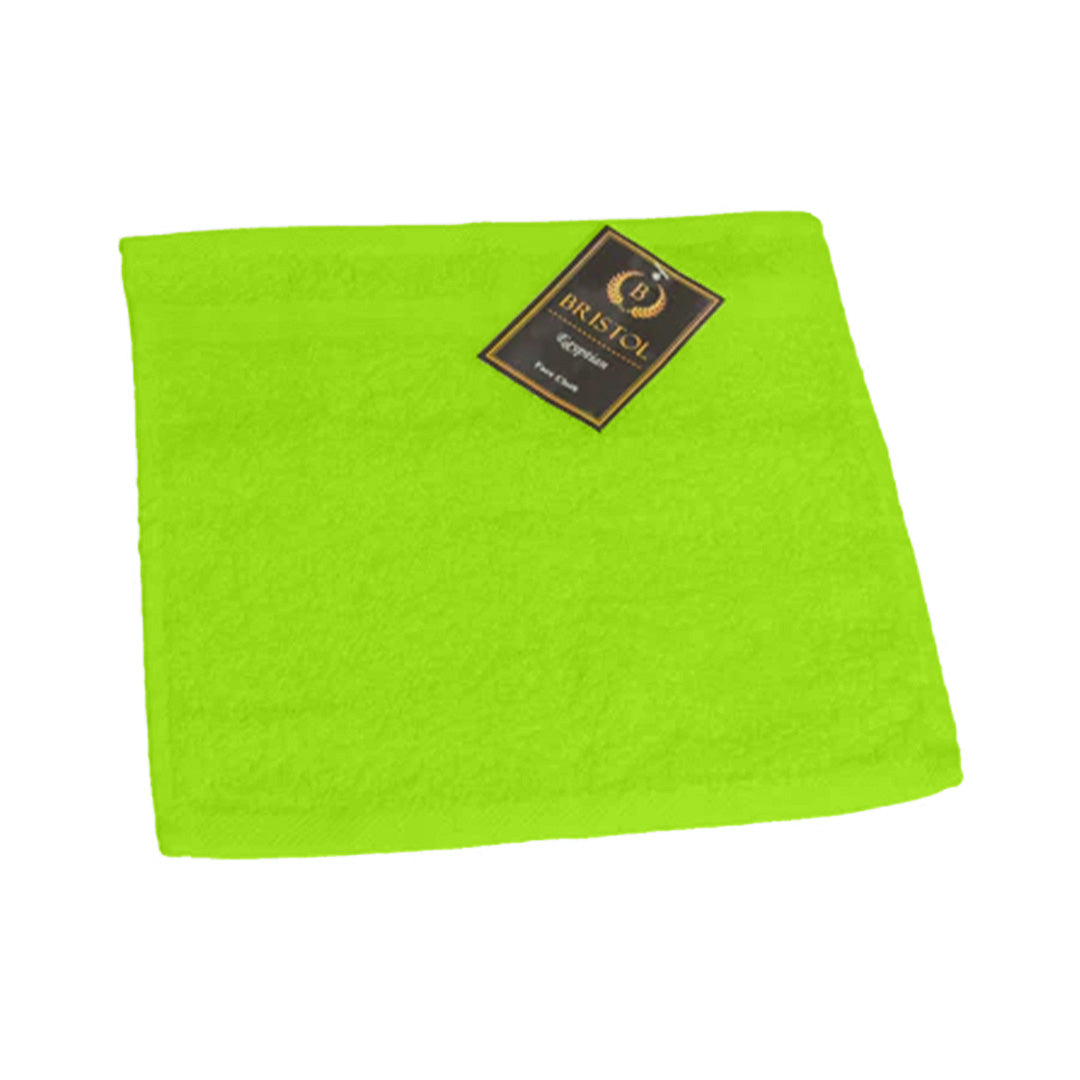 Face Towel Lime 30X30 Egyptian