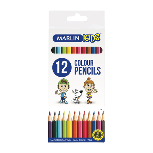 Marlin Pencil 12Pc Colour Long
