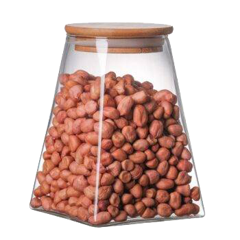 Aqua Canister 740Ml With Bamboo Lid